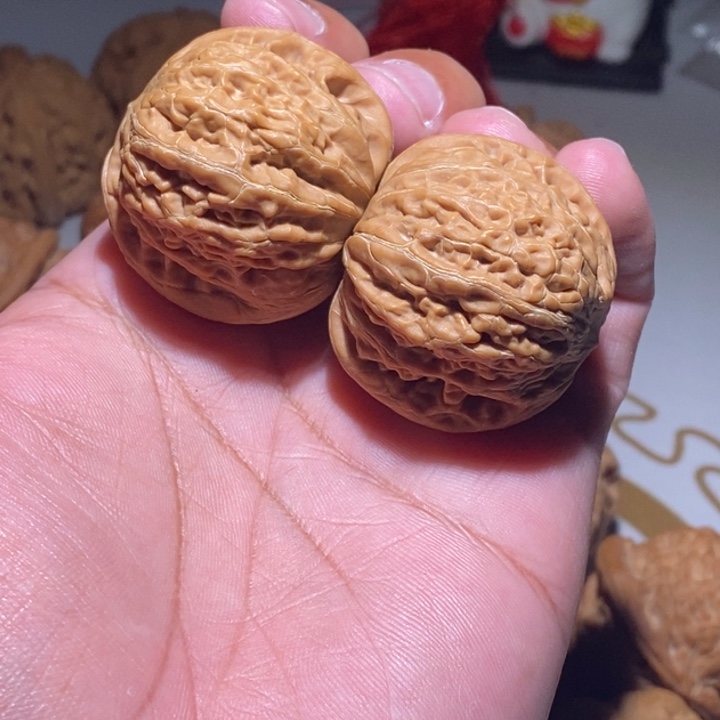 把件文玩核桃柔***卉铁锤