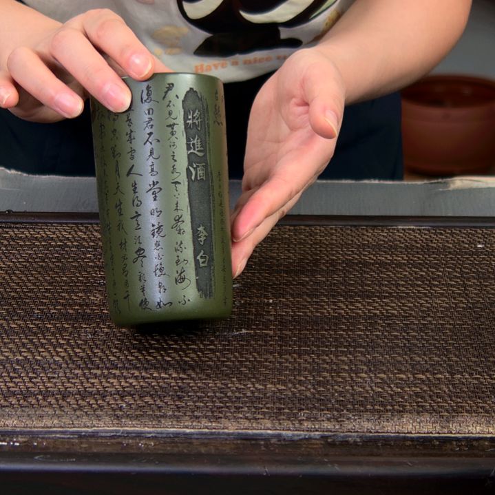 茶杯紫砂高货放漏