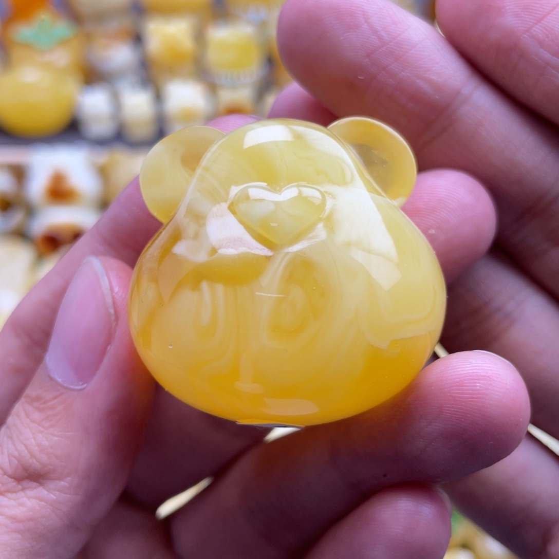 琥珀未镶嵌裸石蜜蜡