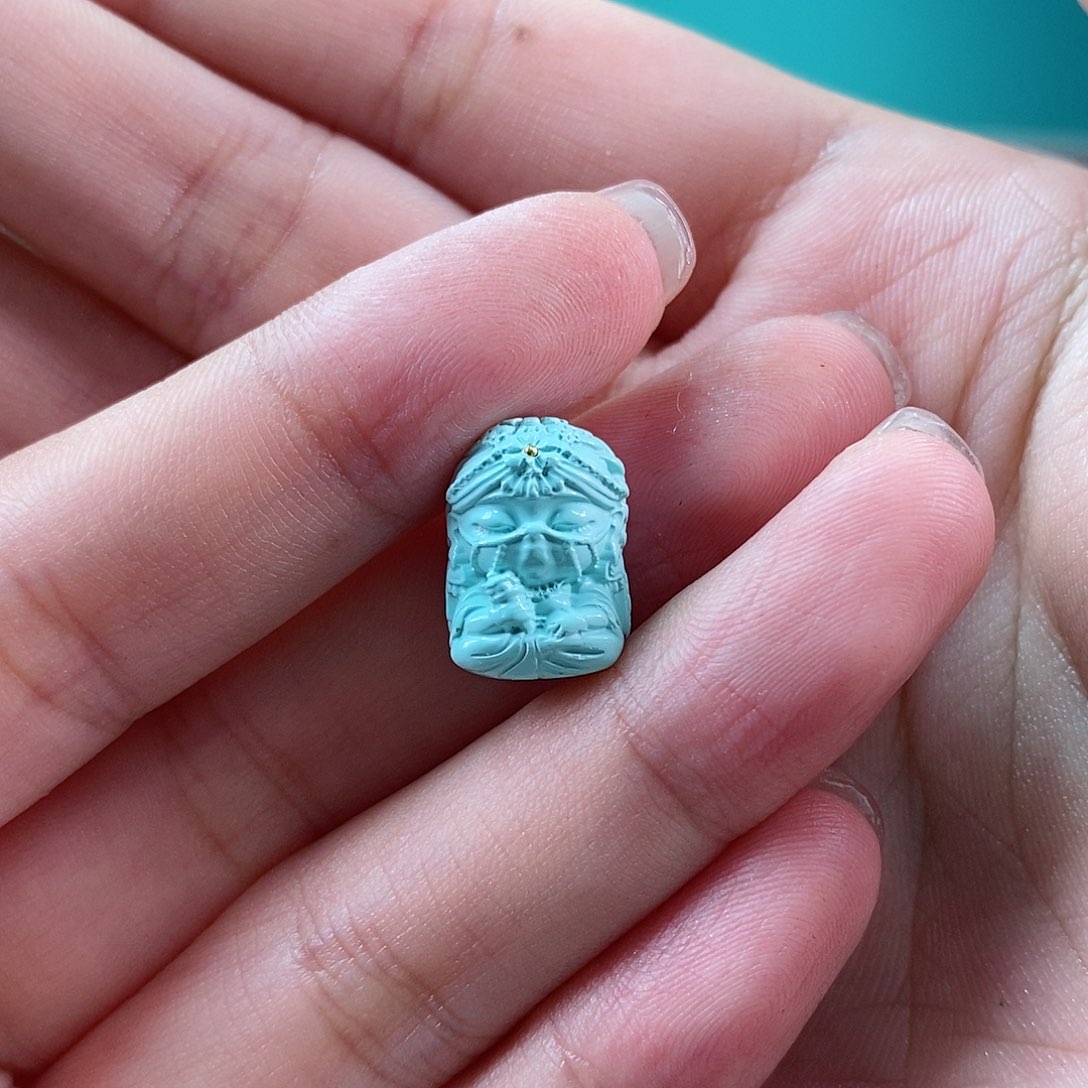 绿松石珠宝奇石未镶嵌