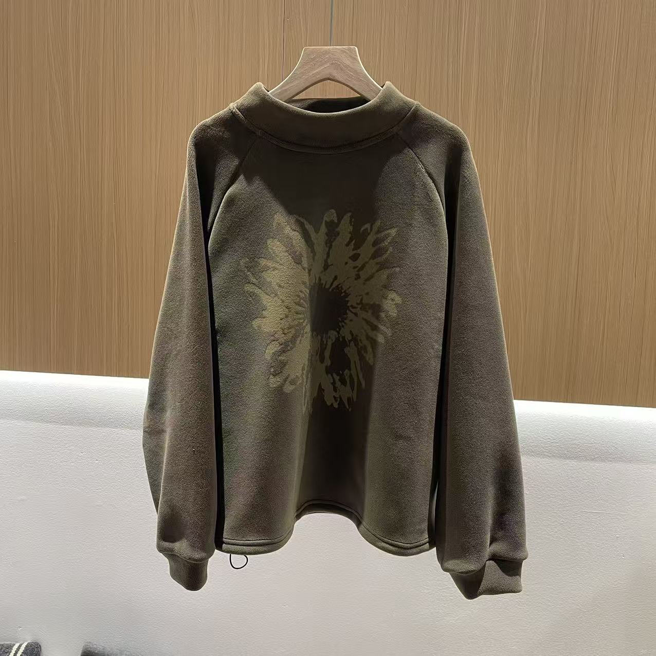 18069新款秋冬加绒休闲减龄宽松显瘦长袖卫衣