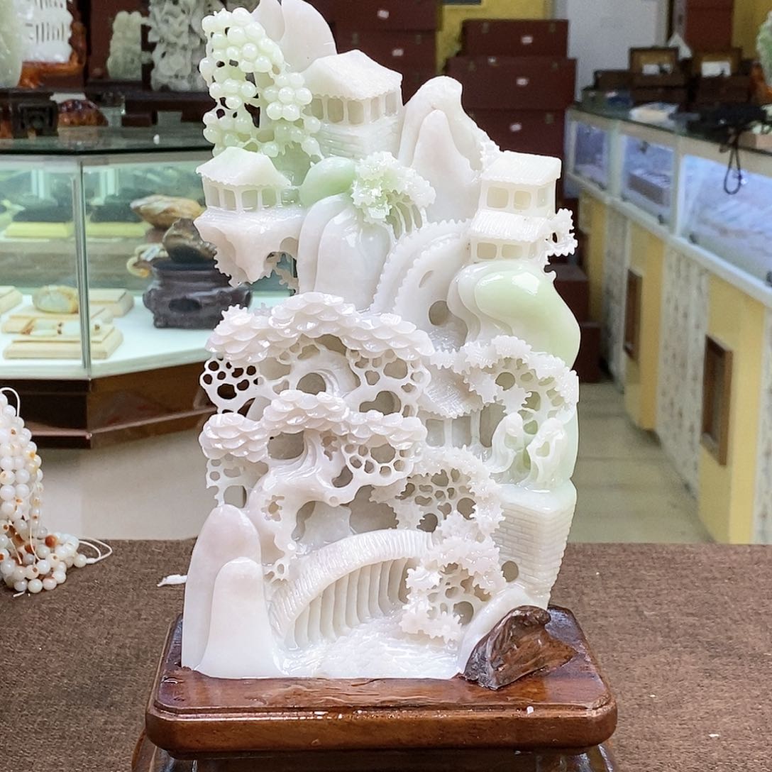 和田玉颈饰未镶嵌