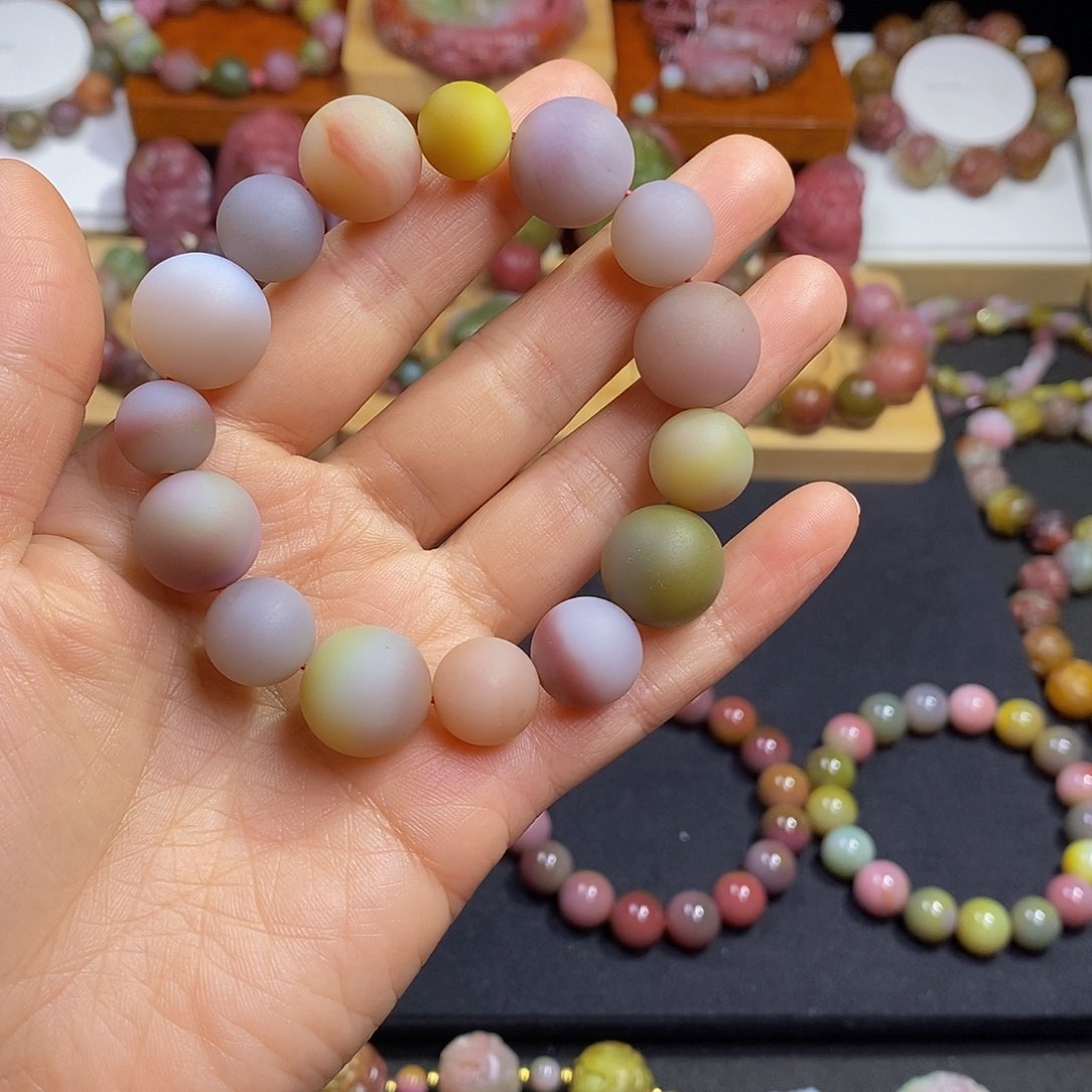 玛瑙/玉髓盐源玛瑙大漏大炸未镶嵌圆*原矿手工珠