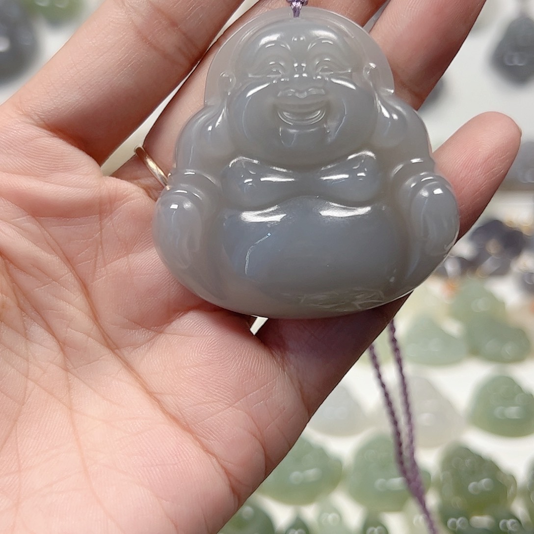 颈饰未镶嵌和田玉双****墅