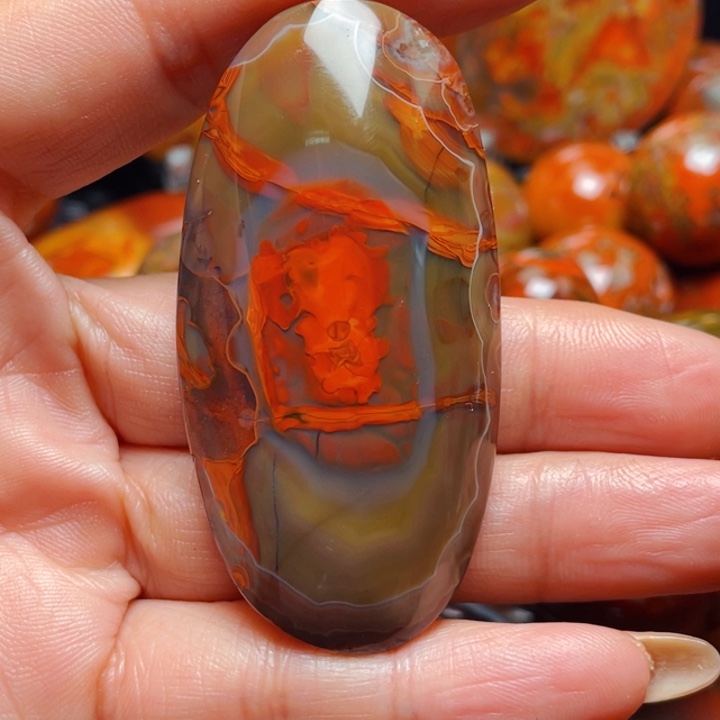 玛瑙/玉髓战国红玛瑙挂件未镶嵌