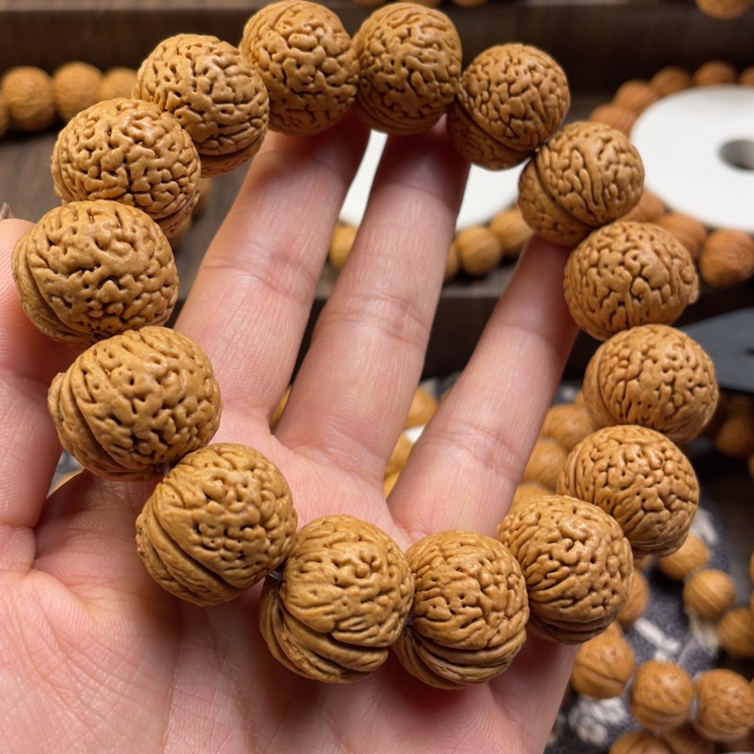 桃核手串遇****缘王者南瓜