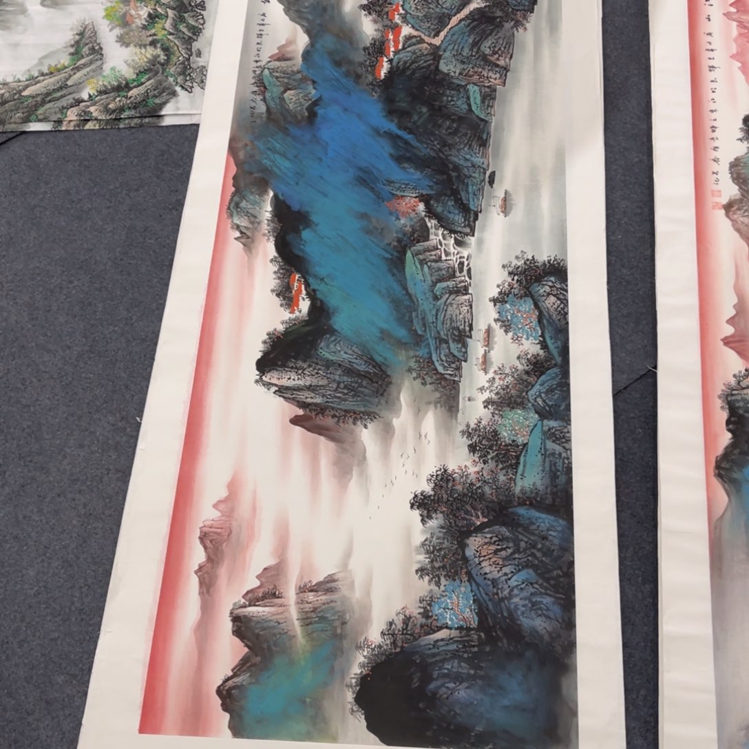 国画处理作品看好再拍哦