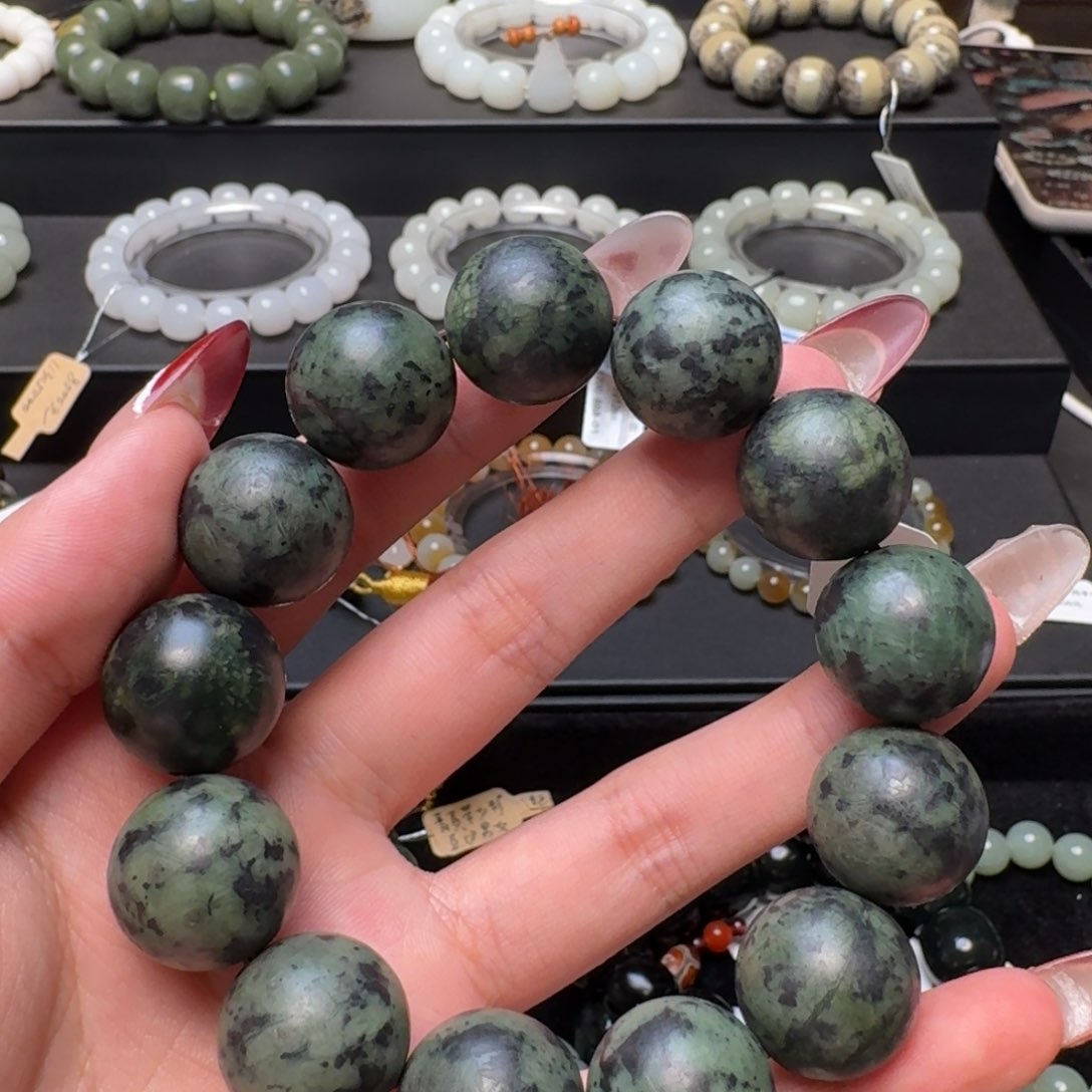 查罗石手绳合金药王石手串手串