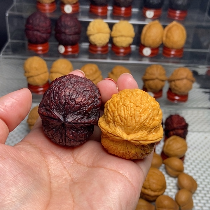 文玩核桃把件双色球26