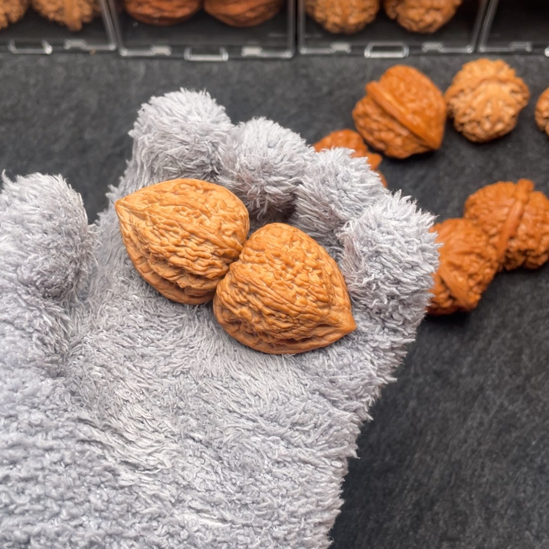 吊坠文玩核桃34尺全品白茬塔尖