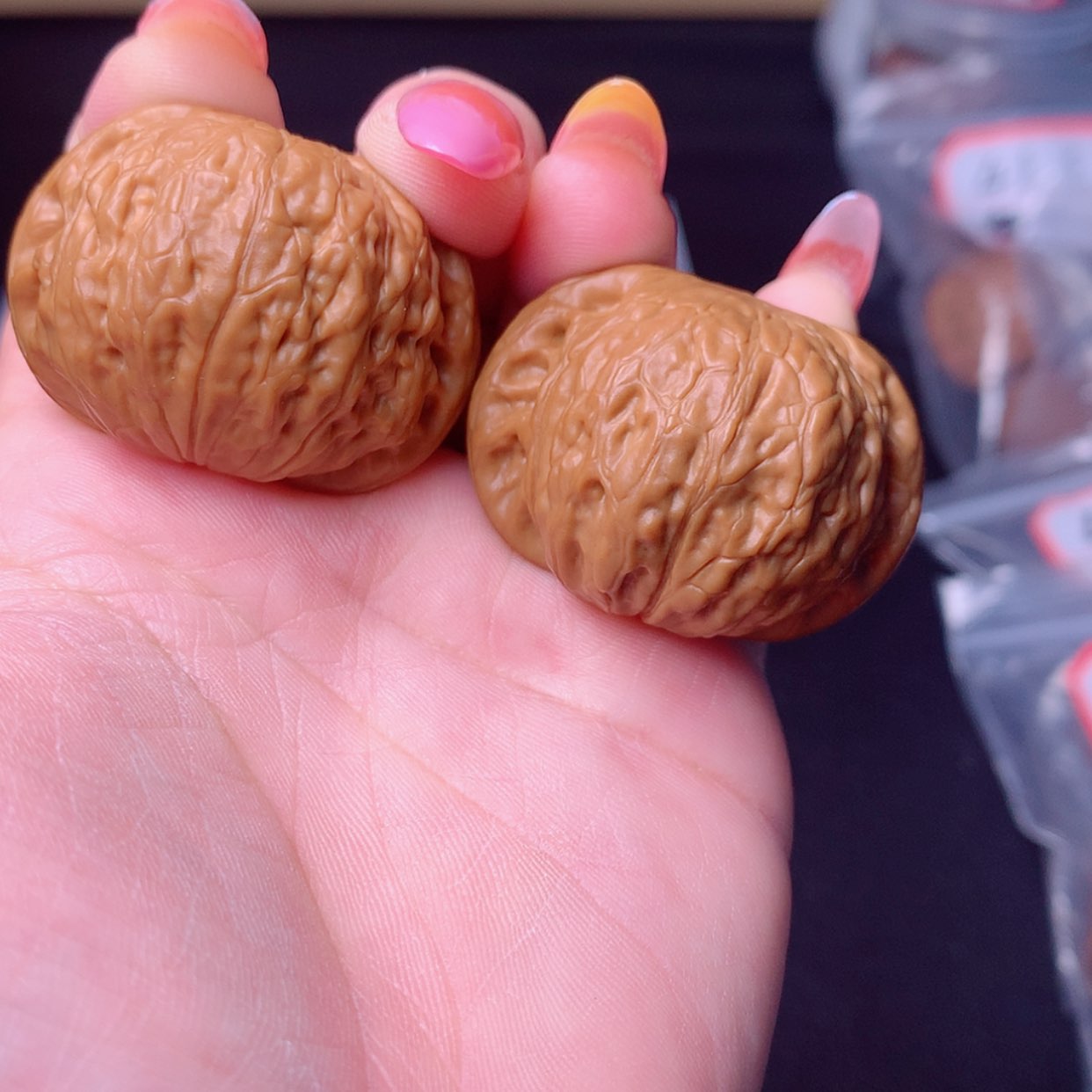 【闪购商品】文玩核桃把件40微修铁锤妹妹