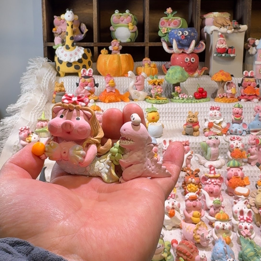 蔚***岚厂家直销手工花盆摆件