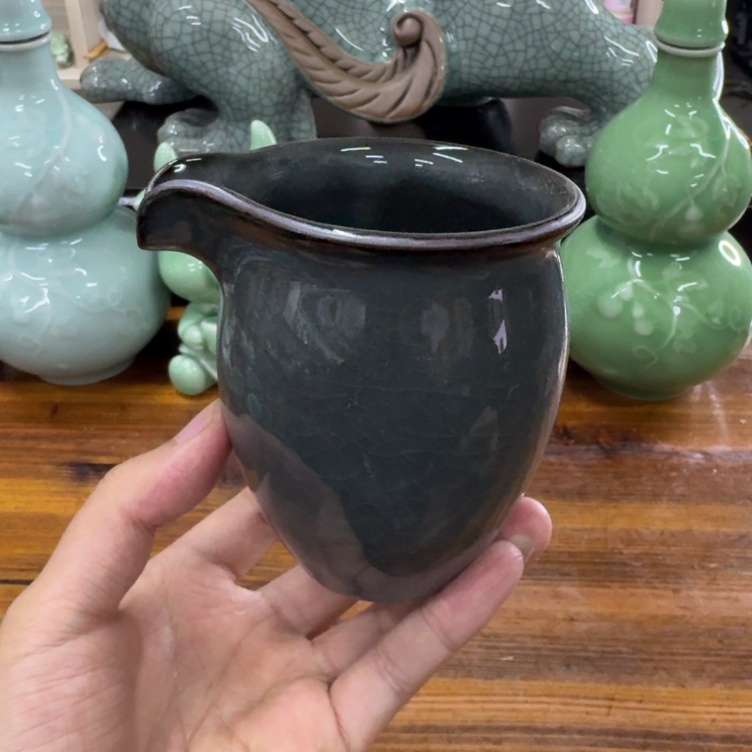 龙泉青瓷茶具微瑕6804