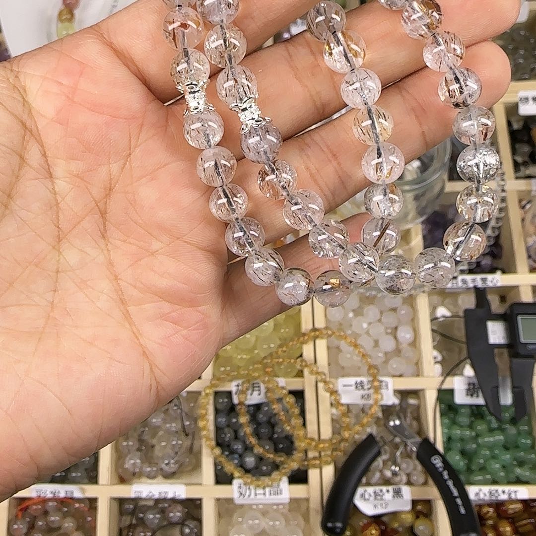 琥珀手链未镶嵌七成品