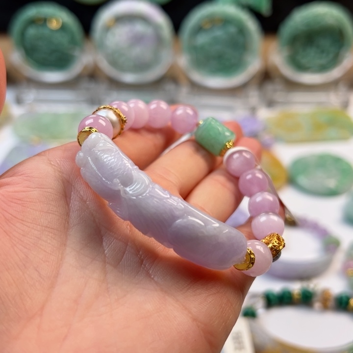 手链翡翠未镶嵌手牌