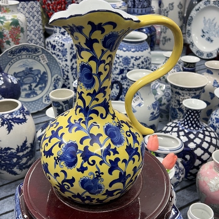 摆件青花瓷花瓶，微瑕福利，介意勿拍，不退不换