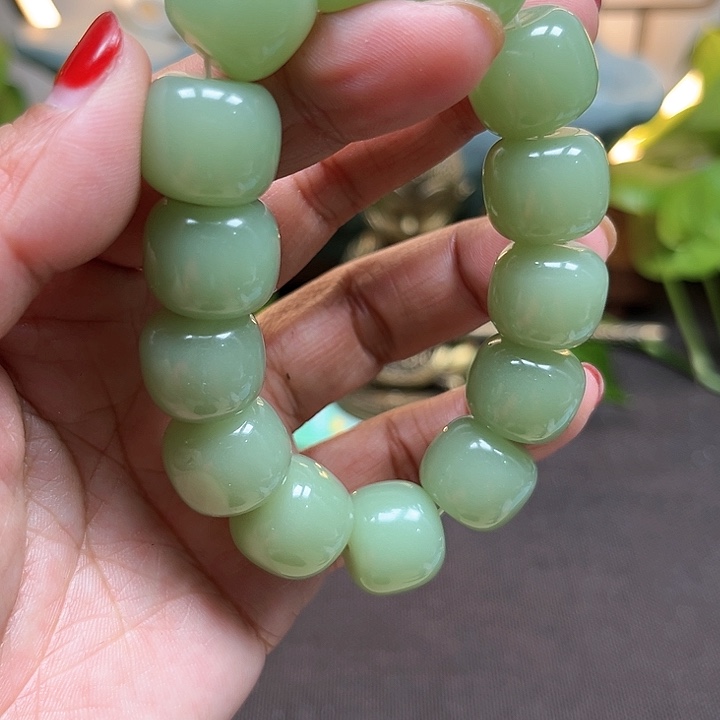 和田玉手串未镶嵌