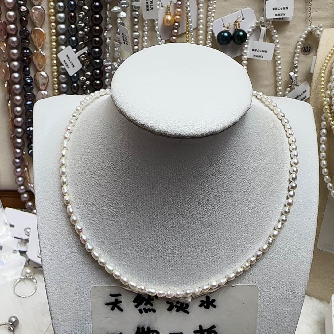 淡水珍珠颈饰合金卡3