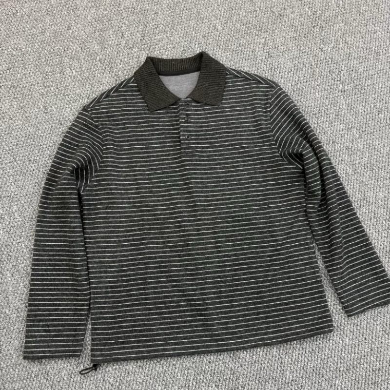 男士长袖毛衣翻领针织衫套头款休闲百搭上衣