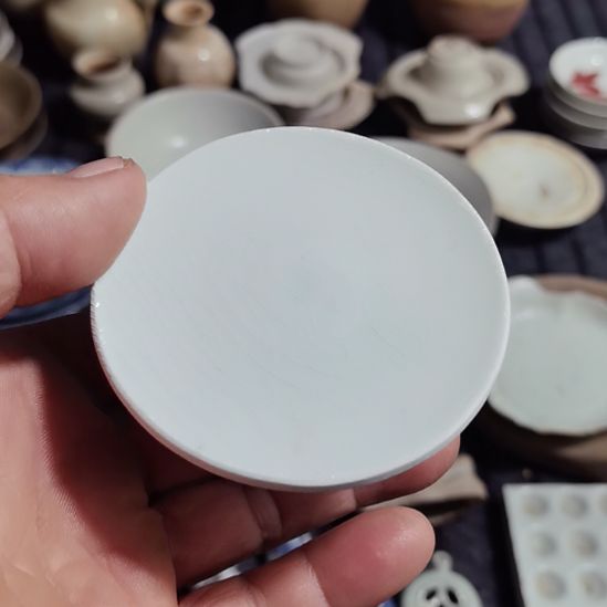 瓷片青花影青杯垫学习标本