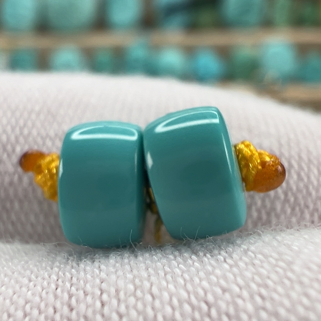 未镶嵌绿松石配饰6.5*4.2