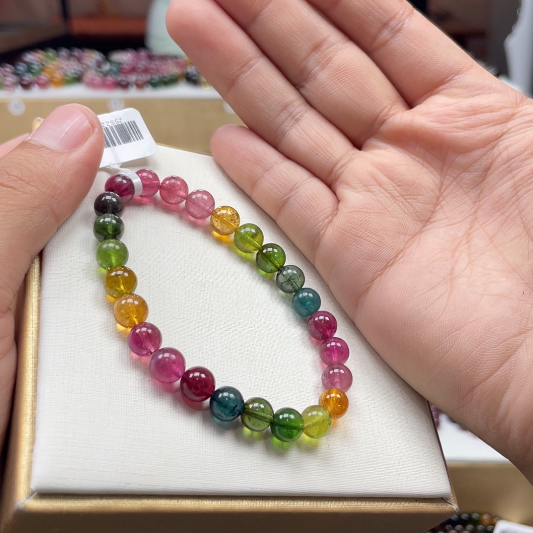 未镶嵌手串碧玺7mmmmmmmmmm