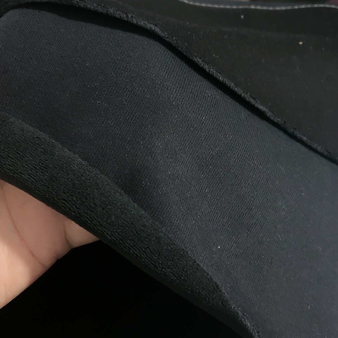 黑蓝色奥利绒加厚1.8×2米长带螺纹