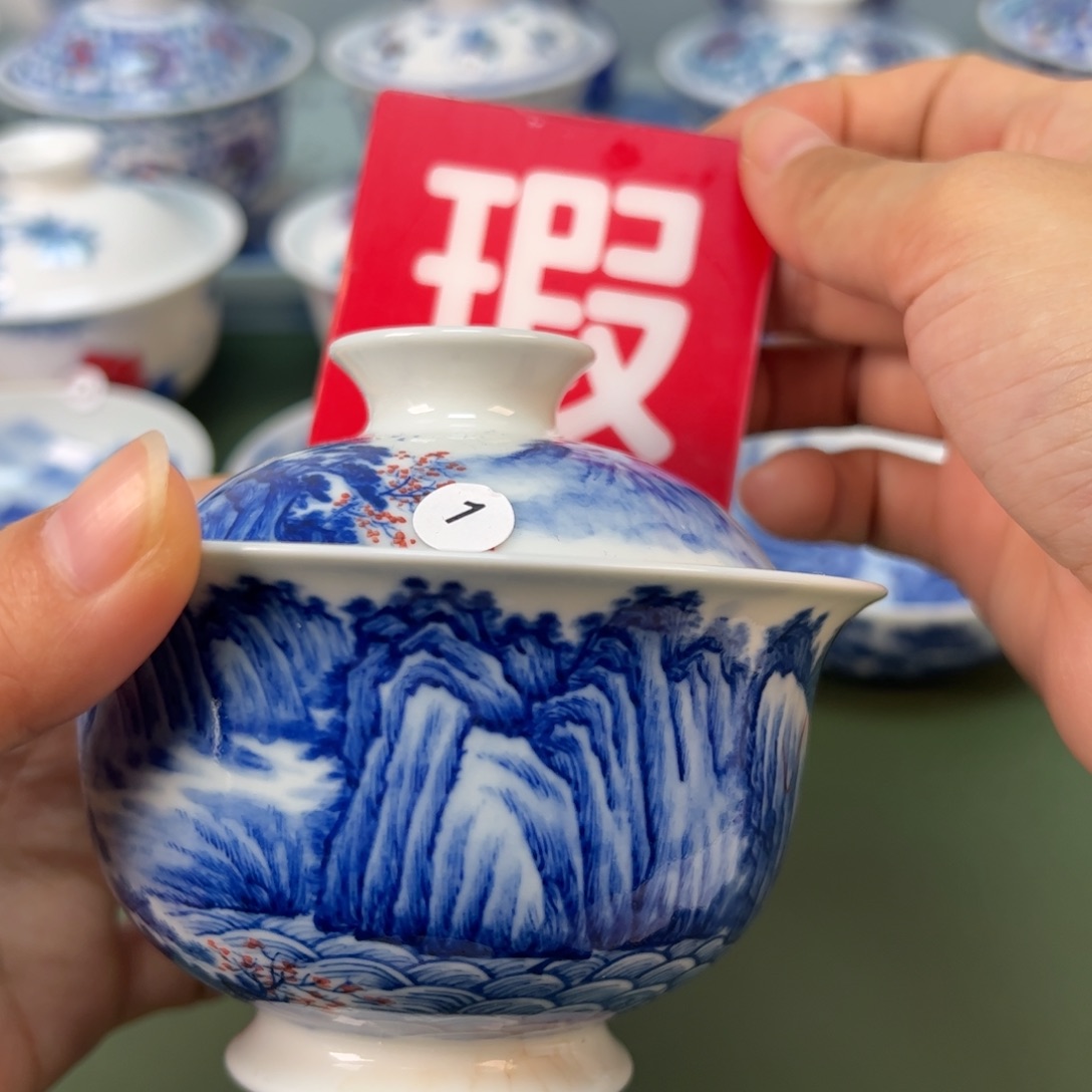 木木景德镇纯手绘茶具1