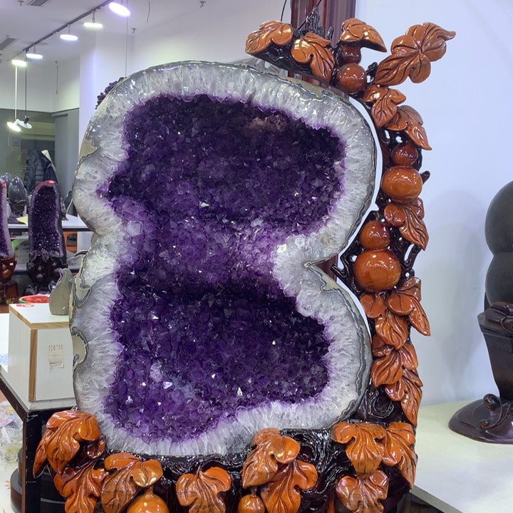 紫晶大型摆件（非配饰）未镶嵌