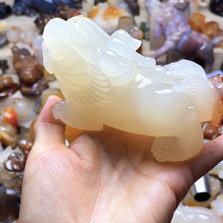 周***王玛瑙/玉髓未镶嵌饰品