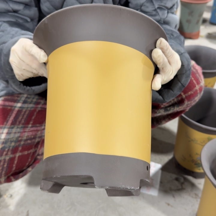 紫砂花盆紫砂花盆口径23/25