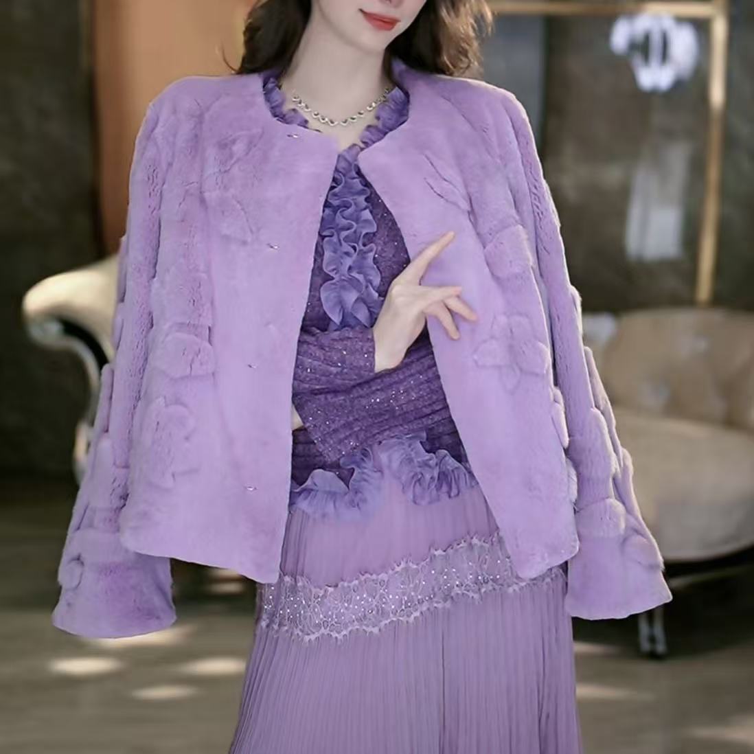 12-9【微醺花语】法式时尚重工气质百搭上衣&休闲套装