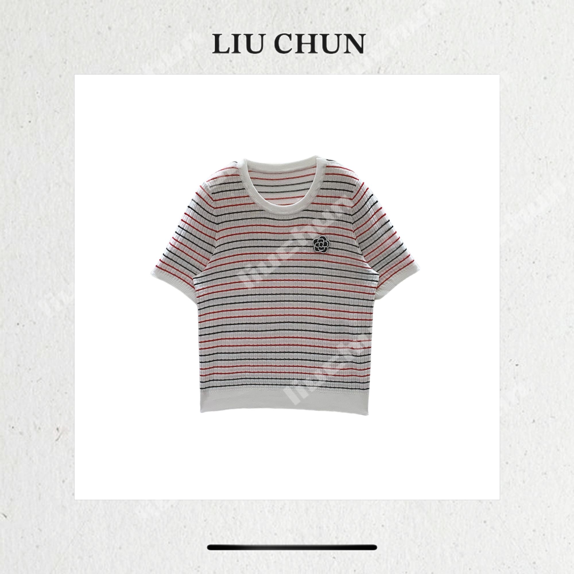 【三色条纹】CHUN家针织上衣