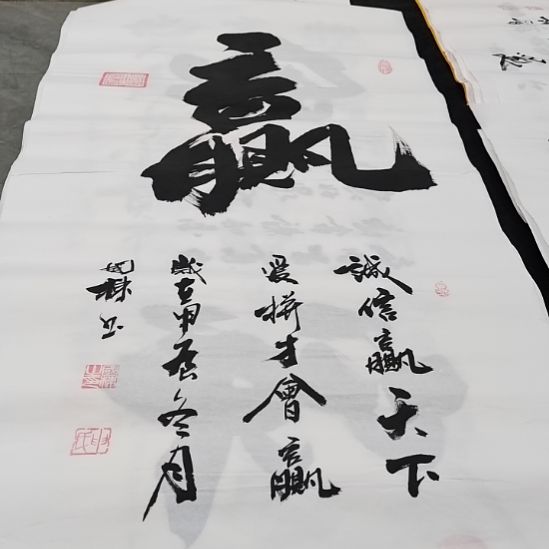 翰墨申国栋老师作品一副