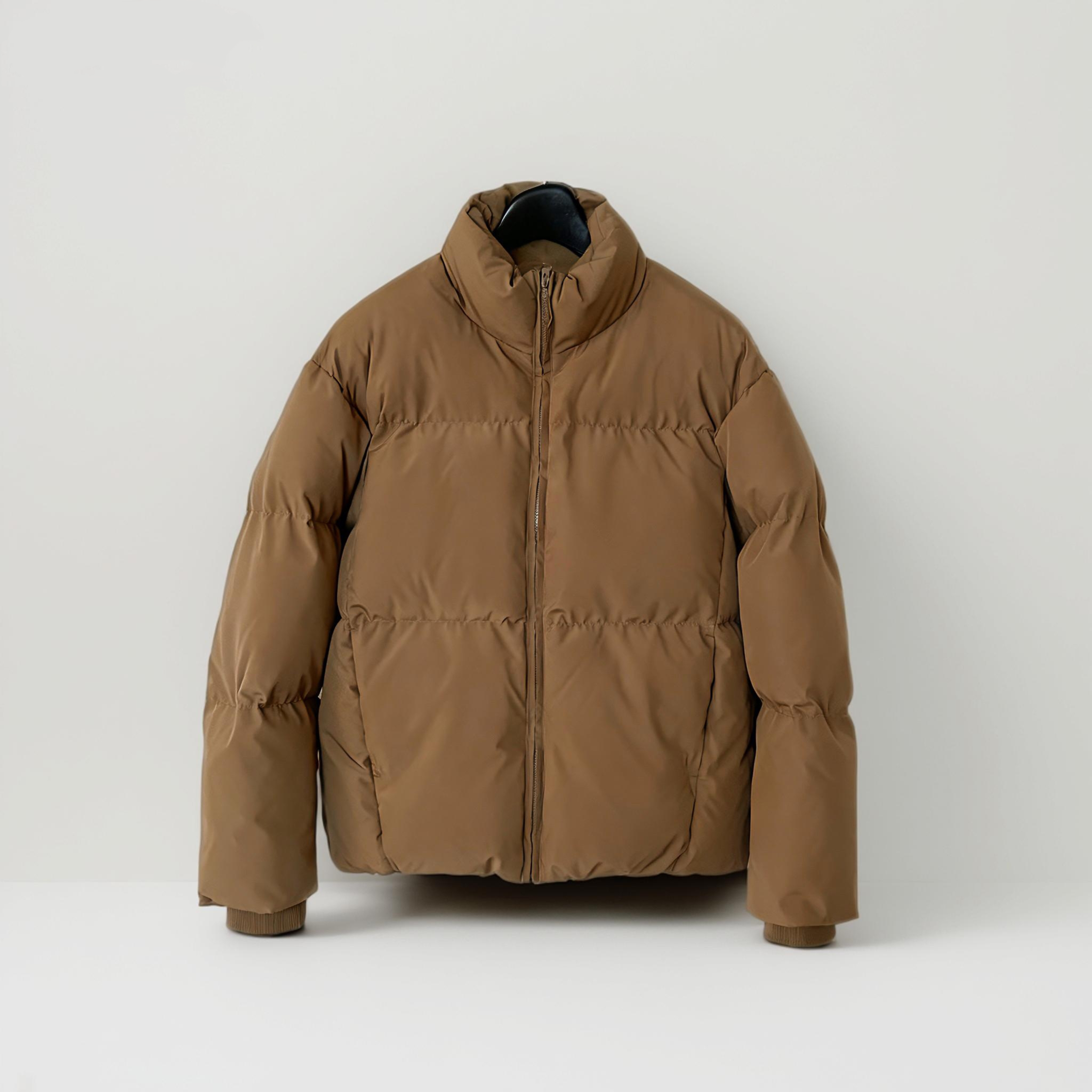 秋冬短款时尚潮流百搭冬季加厚保暖立领拉链休闲棉服1885