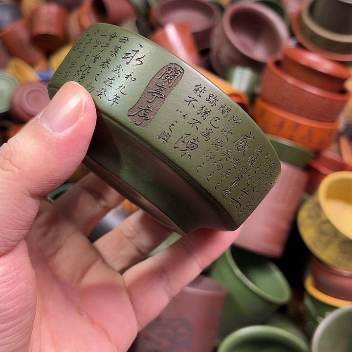 紫砂茶杯全手工紫砂主人杯
