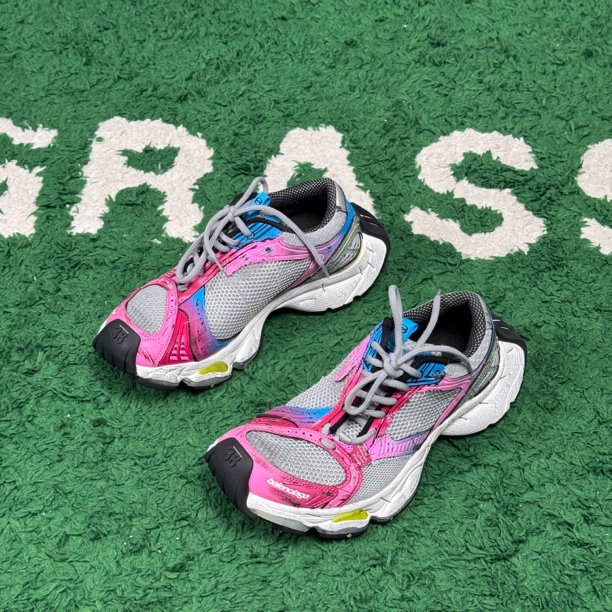 未使用 Balenciaga/巴黎世家 Stapler多色订书机鞋订书钉38码