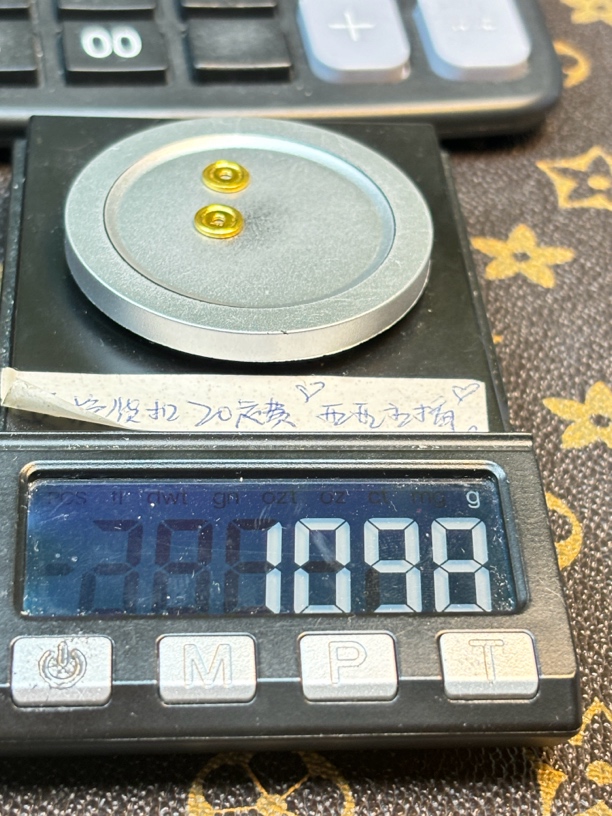 足金999卡7车轮隔片