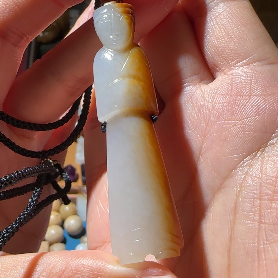 和田玉挂件未镶嵌阿*