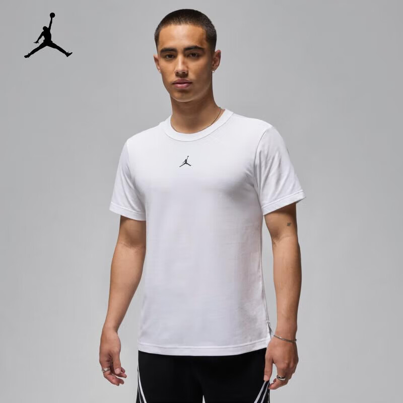 Nike/耐克JORDAN男子飞人薄款短袖透气篮球运动圆领T恤FN5830-100