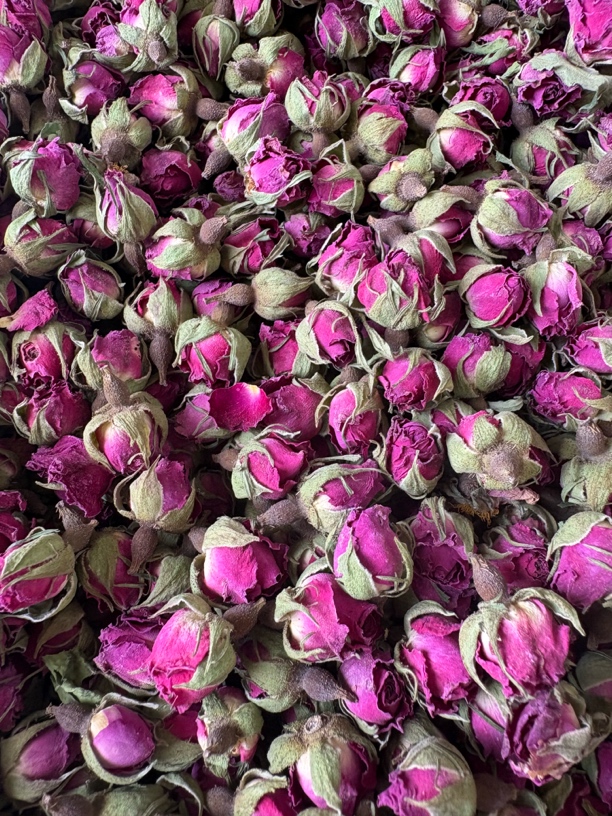 新疆和田沙漠玫瑰花茶原色头茬干花苞 产地直发
