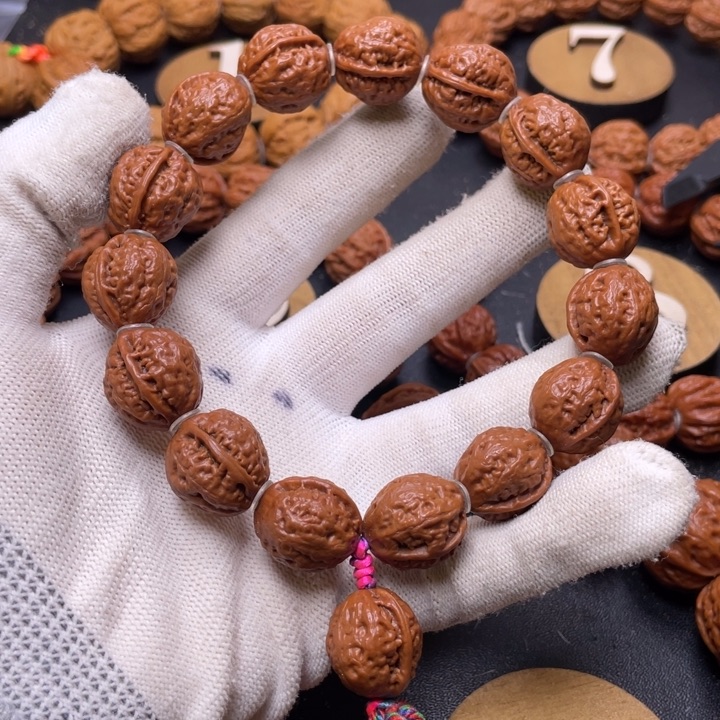 文玩核桃手串罗汉头小16