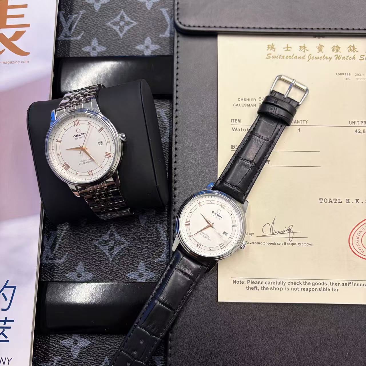 全新未使用/蝶飞/单日历/表径41mm/全自动机芯腕表 【K总补贴】