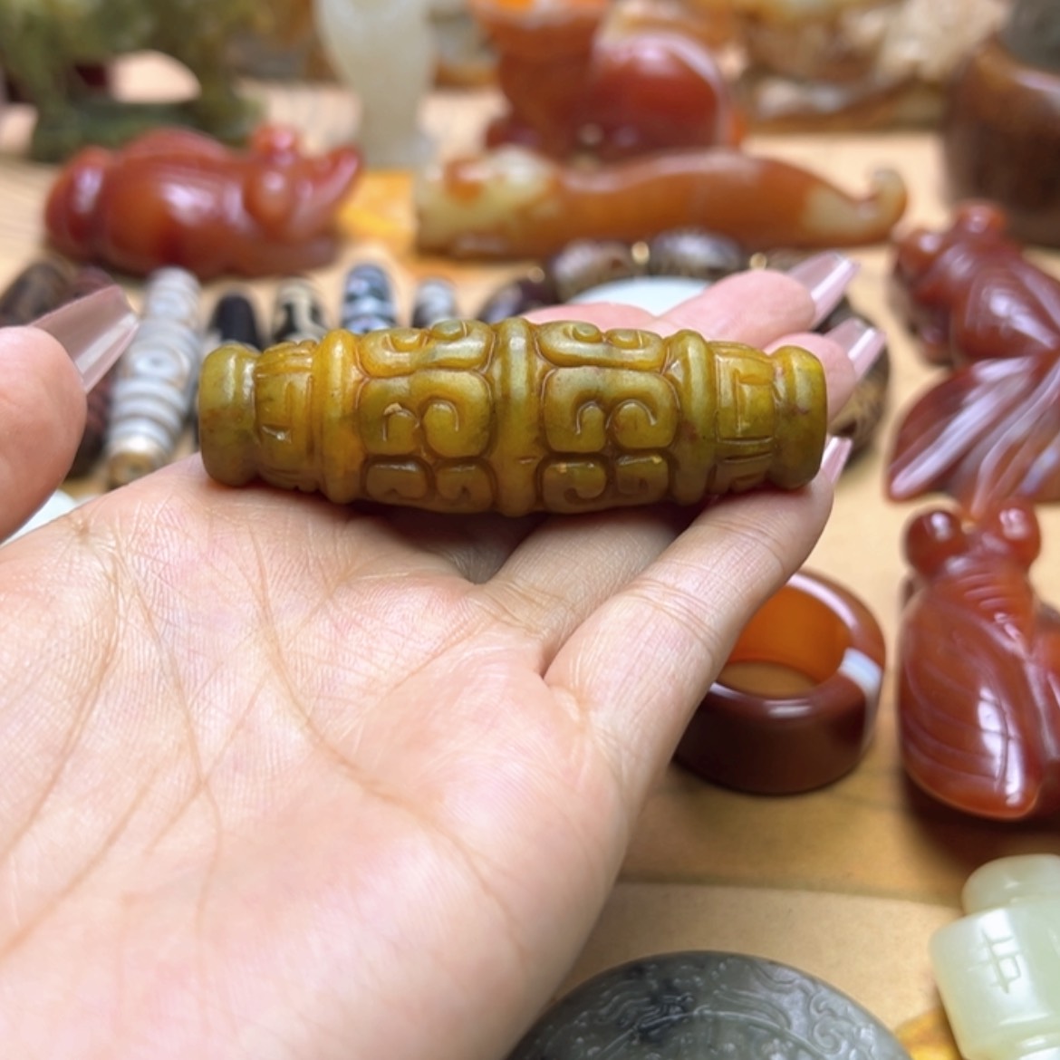 【闪购商品】蛇纹石玉颈饰未镶嵌