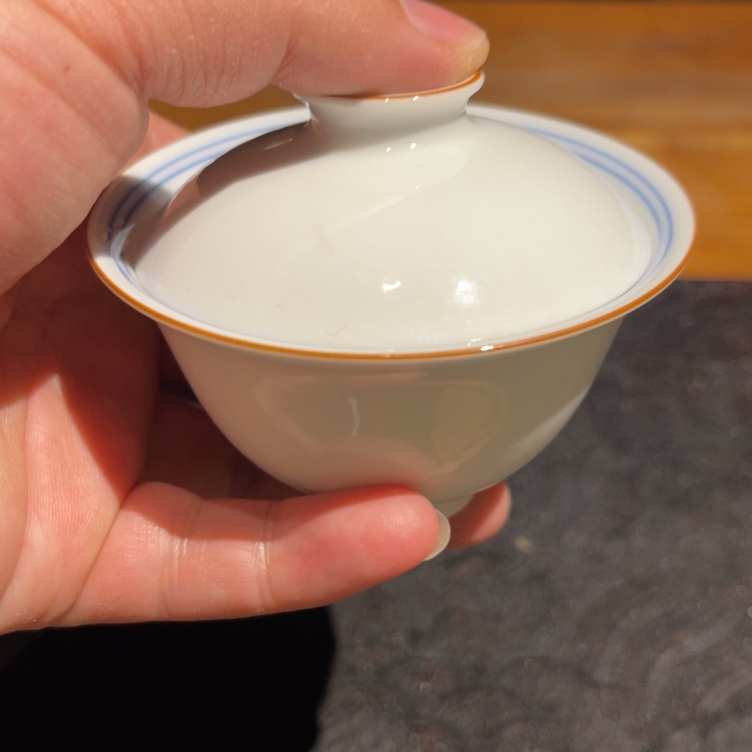 双线小号盖碗 福利不退不换