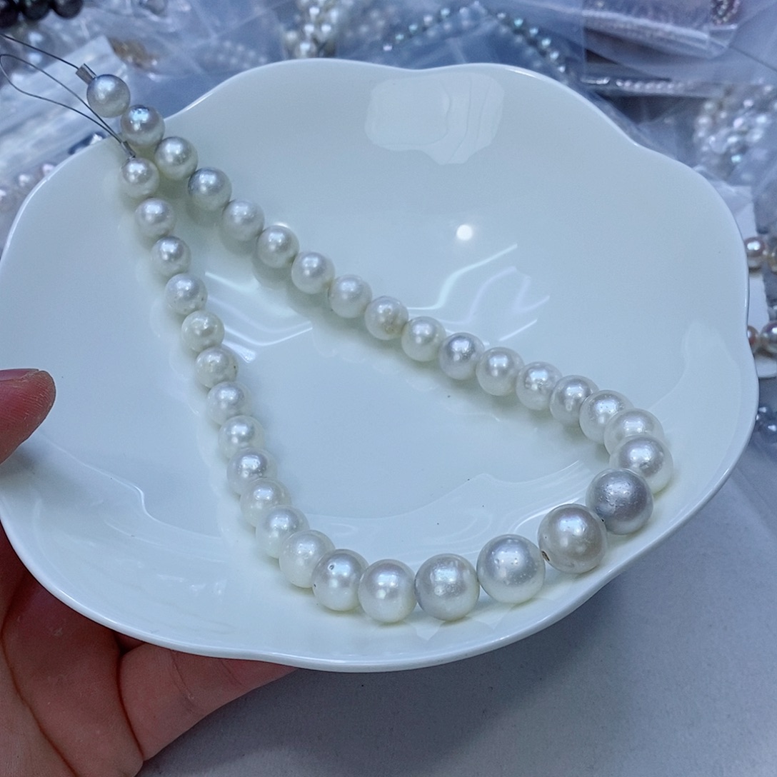 海水珍珠颈饰银S925镶嵌