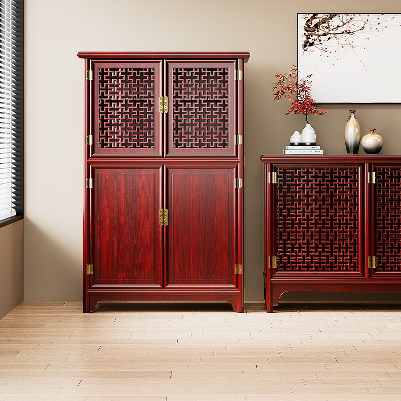 虎牌新中式隐形办公专用保险柜家用指纹密码大容量全钢防盗保险箱