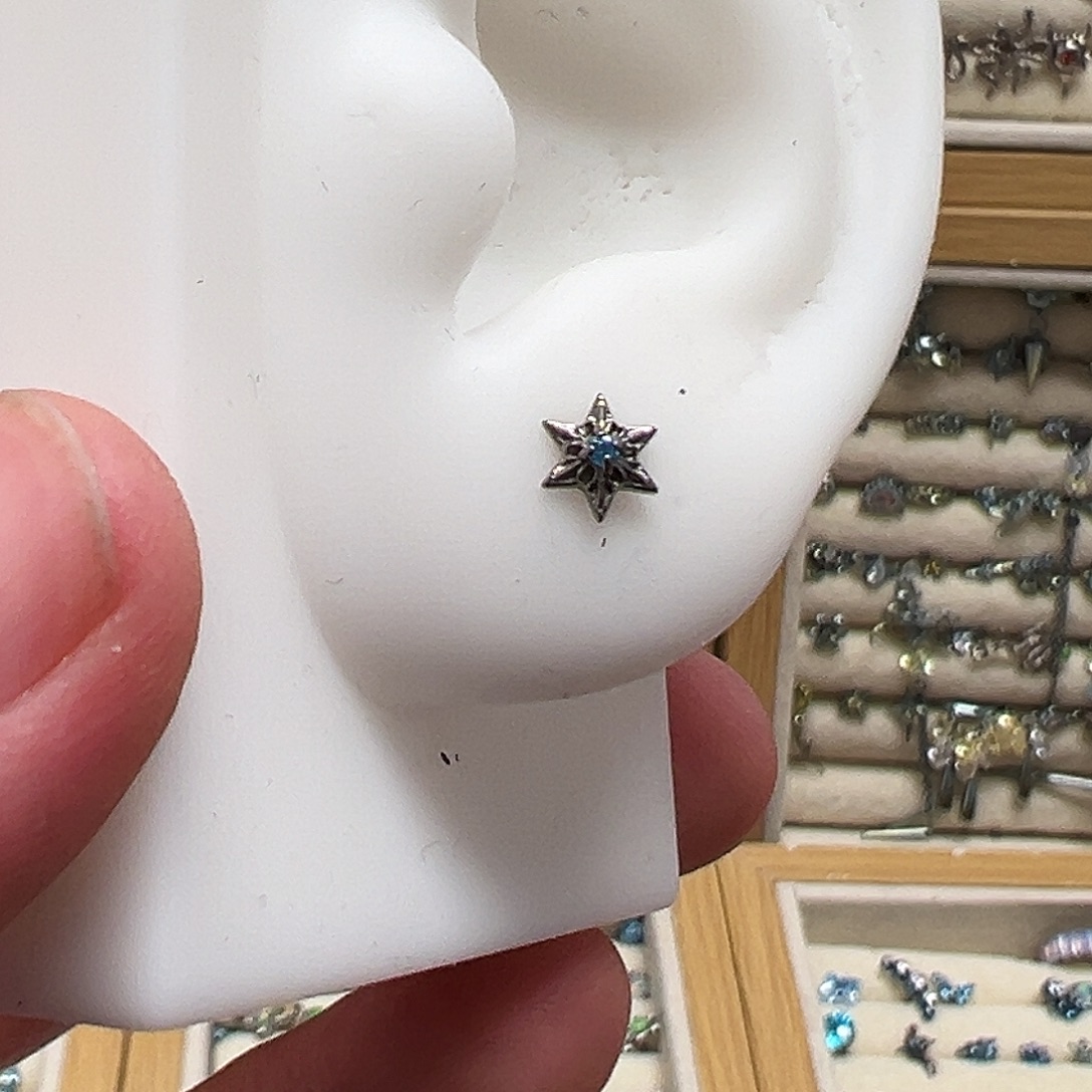 锆石合金合金63号带钻六角星