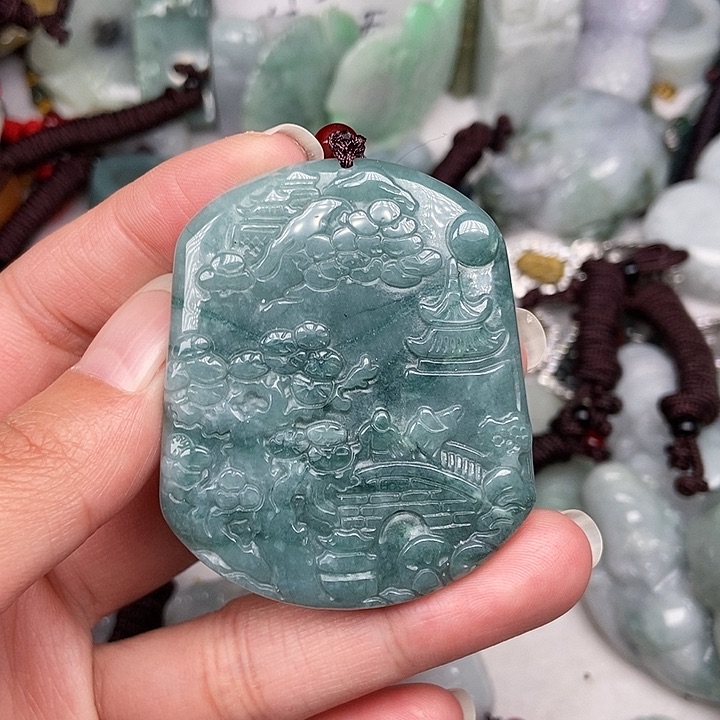 颈饰未镶嵌翡翠翡翠