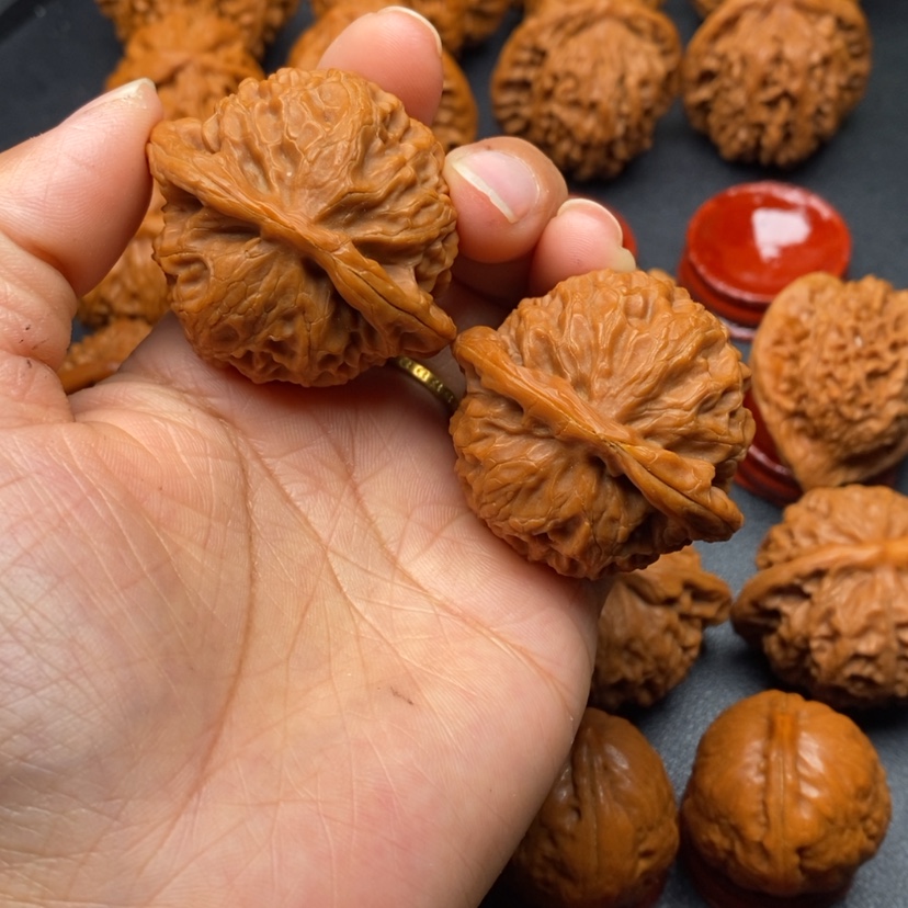 【闪购商品】文玩核桃把件43官帽